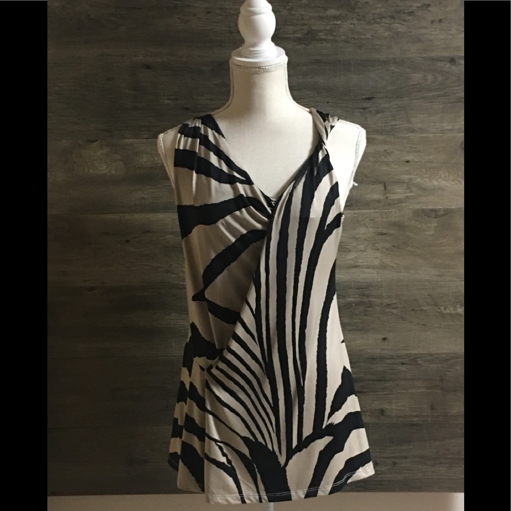 Black and Tan West Kei Swim Top